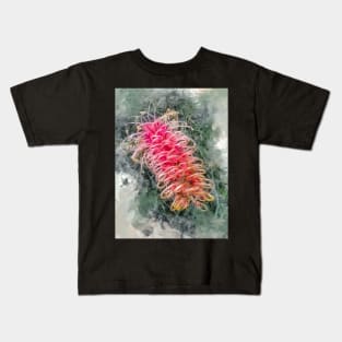 Exotic Flowers Australia - Australian Grevillea Flower Kids T-Shirt